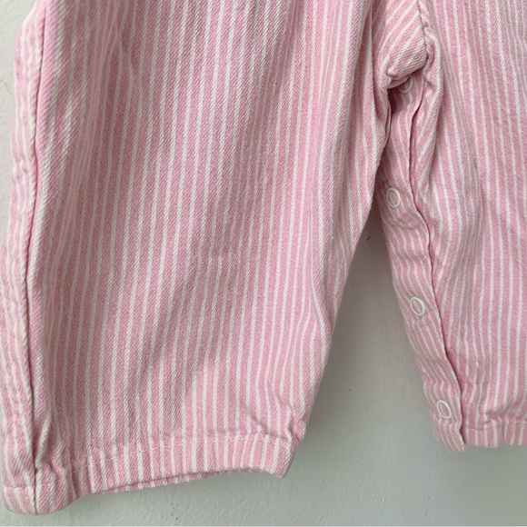 SOLD 80s pink pinstriped Oshkosh baby overalls - Picture 8 of 9